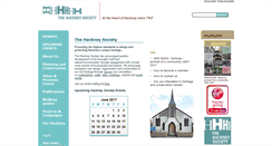 Desktop Screenshot of hackneysociety.org